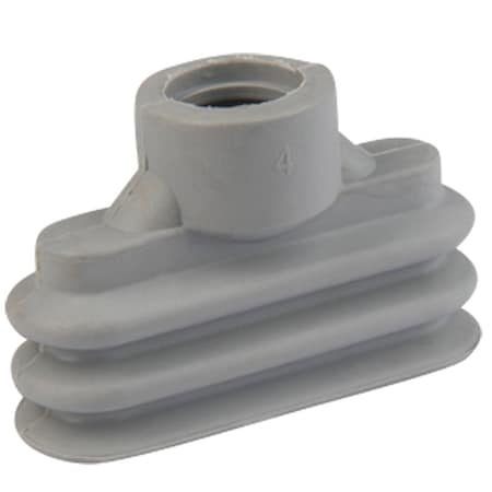 Fipa Oval vacuum cup 45x15 mm, NBR grey 138.45x15.003.1